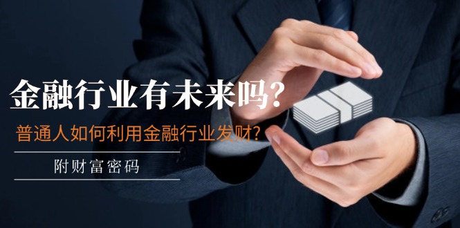 公众号付费文章：金融行业有未来吗？普通人如何利用金融行业发财?(附财富密码)-万三聊项目