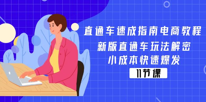 （11537期）直通车 速成指南电商教程：新版直通车玩法解密，小成本快速爆发（11节）-万三聊项目