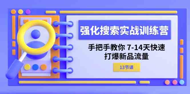 强化搜索实战训练营，手把手教你7-14天快速打爆新品流量（13节课）-万三聊项目