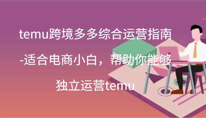 temu跨境多多综合运营指南-适合电商小白，帮助你能够独立运营temu(44节)-万三聊项目