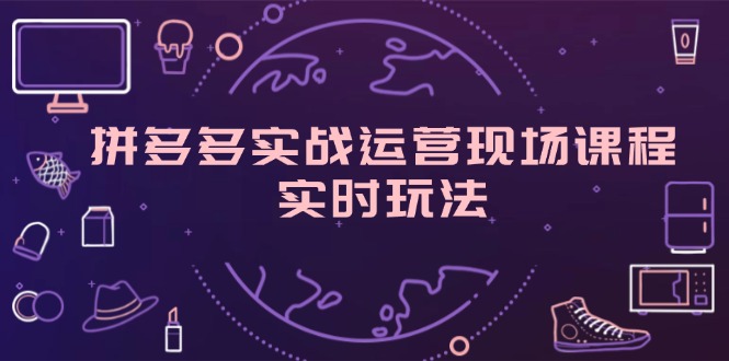 （11759期）拼多多实战运营现场课程，实时玩法，爆款打造，选品、规则解析-万三聊项目
