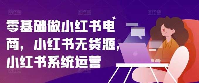 零基础做小红书电商，小红书无货源，小红书系统运营-万三聊项目