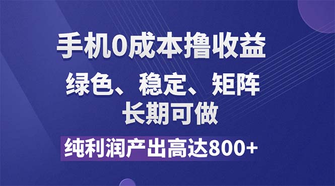 （11976期）纯利润高达800+，手机0成本撸羊毛，项目纯绿色，可稳定长期操作！-万三聊项目