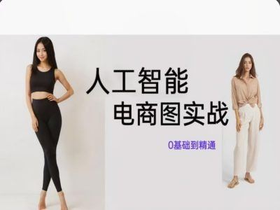 人工智能SD电商图实战，ai绘图0基础到精通-万三聊项目