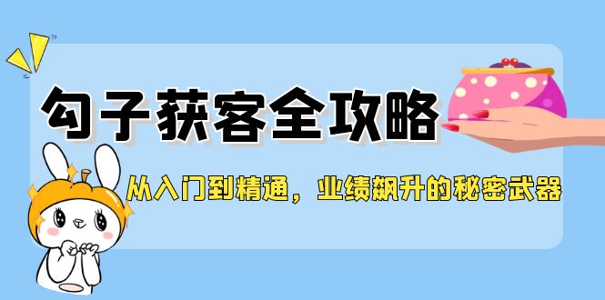 （12247期）从入门到精通，勾子获客全攻略，业绩飙升的秘密武器-万三聊项目