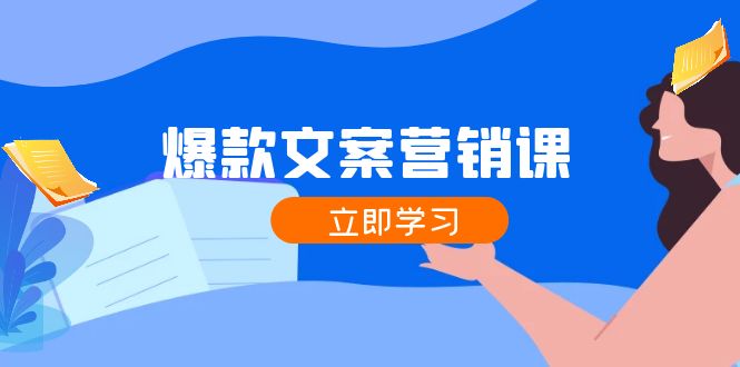 爆款文案营销课：公域转私域，涨粉成交一网打尽，各行业人士必备-万三聊项目