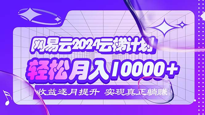（12439期）2024网易云云梯计划  每月躺赚5000+-万三聊项目
