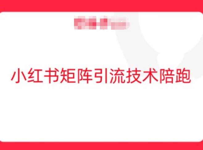 小红书矩阵引流技术，教大家玩转小红书流量-万三聊项目