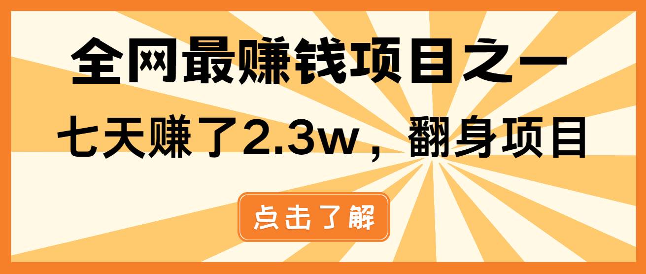 （13674期）小白必学项目，纯手机简单操作收益非常高!年前翻身！-万三聊项目