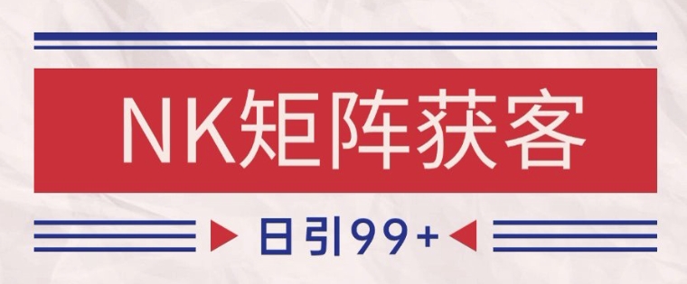 小红书某音NK赛道引流获客 自热矩阵日引200+【揭秘】-万三聊项目