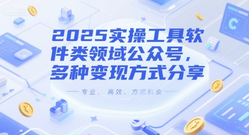 2025实操工具软件类领域公众号，多种变现方式分享-万三聊项目