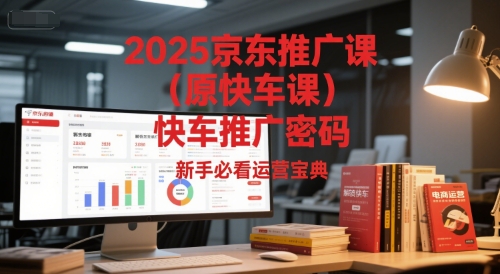 2025京东推广课(原快车课)解锁京东快车推广密码，新手必看运营宝典-万三聊项目