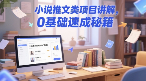 小说推文类项目讲解，0 基础速成秘籍-万三聊项目