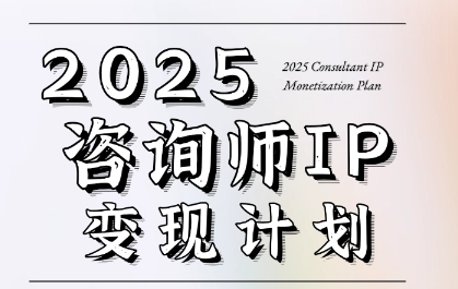 7天构建咨询师变现系统，2025咨询师IP变现计划训练营-万三聊项目