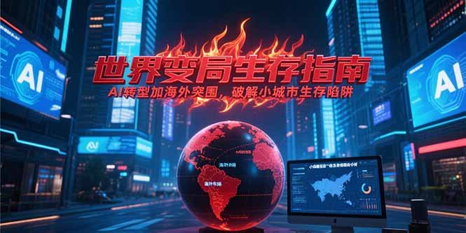 付费文章《世界变局生存指南，AI转型加海外突围，破解小城市生存陷阱》-万三聊项目