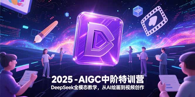 2025-AIGC中阶特训营，DeepSeek全模态教学，从AI绘画到视频创作-万三聊项目