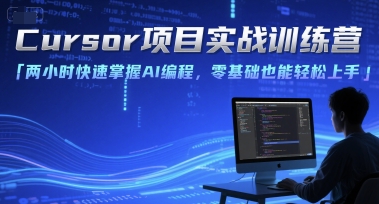 Cursor项目实战训练营，两小时快速掌握AI编程，零基础也能轻松上手-万三聊项目