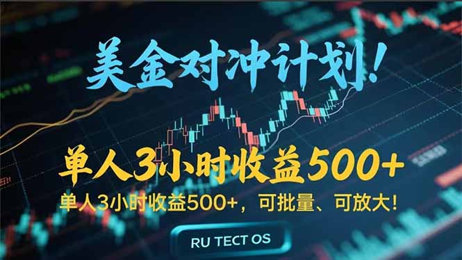 长久稳定的撸美金项目，平均3小时收入 500+，可公司实地考察实地操作！-万三聊项目
