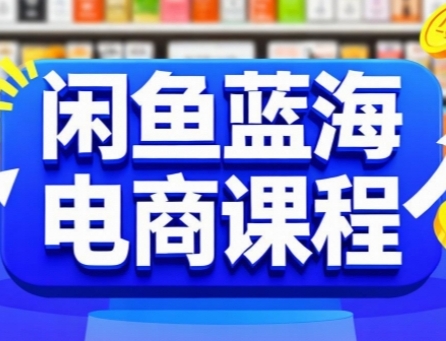 闲鱼蓝海电商课程，手把手助你快速上手，轻松实现闲鱼稳定盈利-万三聊项目
