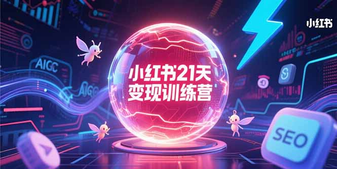 小红书21天变现训练营，AIGC工具高效应用，SEO优化核心技巧-万三聊项目