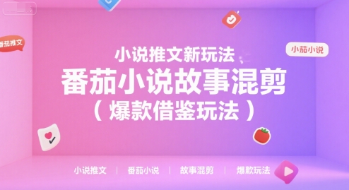 小说推文新玩法，番茄小说故事混剪(爆款借鉴玩法)-万三聊项目