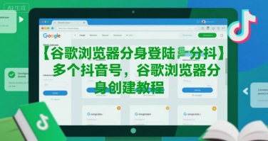 谷歌浏览器分身登陆多个抖音号，谷歌浏览器分身创建教程-万三聊项目