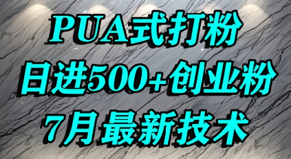 怎么打创业粉，PUA制造焦虑，单人日引500+精准流量-万三聊项目