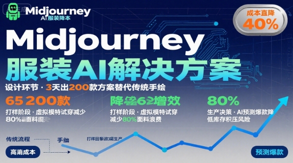 AI在服装领域的运用，使用midjourney做服装辅助企业降低成本-万三聊项目
