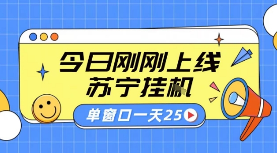 苏宁全自动采集挂G项目 稳定可批量 单窗口收益30+ 附教程【揭秘】-万三聊项目